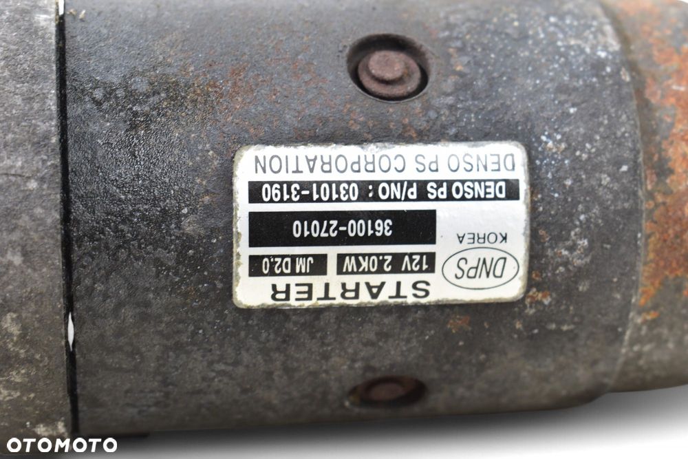 Rozrusznik HYUNDAI SANTA FE I II KIA CARENS II III 2.0 2.2 CRDI 36100-27010 - 8