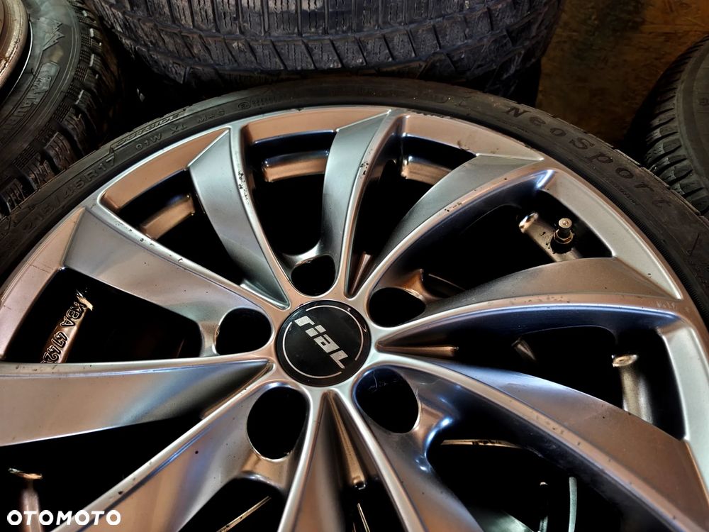 5x112 Felgi Aluminiowe Alufelgi 17 Koła Letnie lato AUDI A4 B5 B6 B7 A6 C5 C6 SEAT EXEO VW PASSAT B5 B6 B7 SKODA SUPERB MERCEDES 5mm Legnica ALU-RAD 215/45 21r. - 4