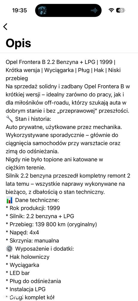 Opel Frontera 2.2 Sport RS - 16