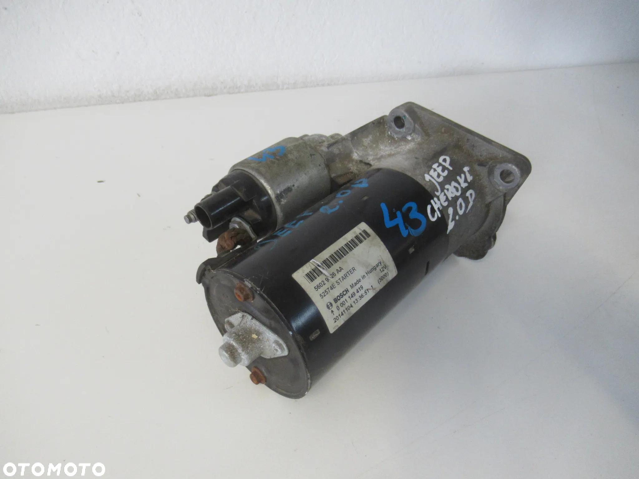 ROZRUSZNIK JEEP CHEROKEE V KL 2.0D 170KM MultiJet 56029626AA 2013-2018 - 2