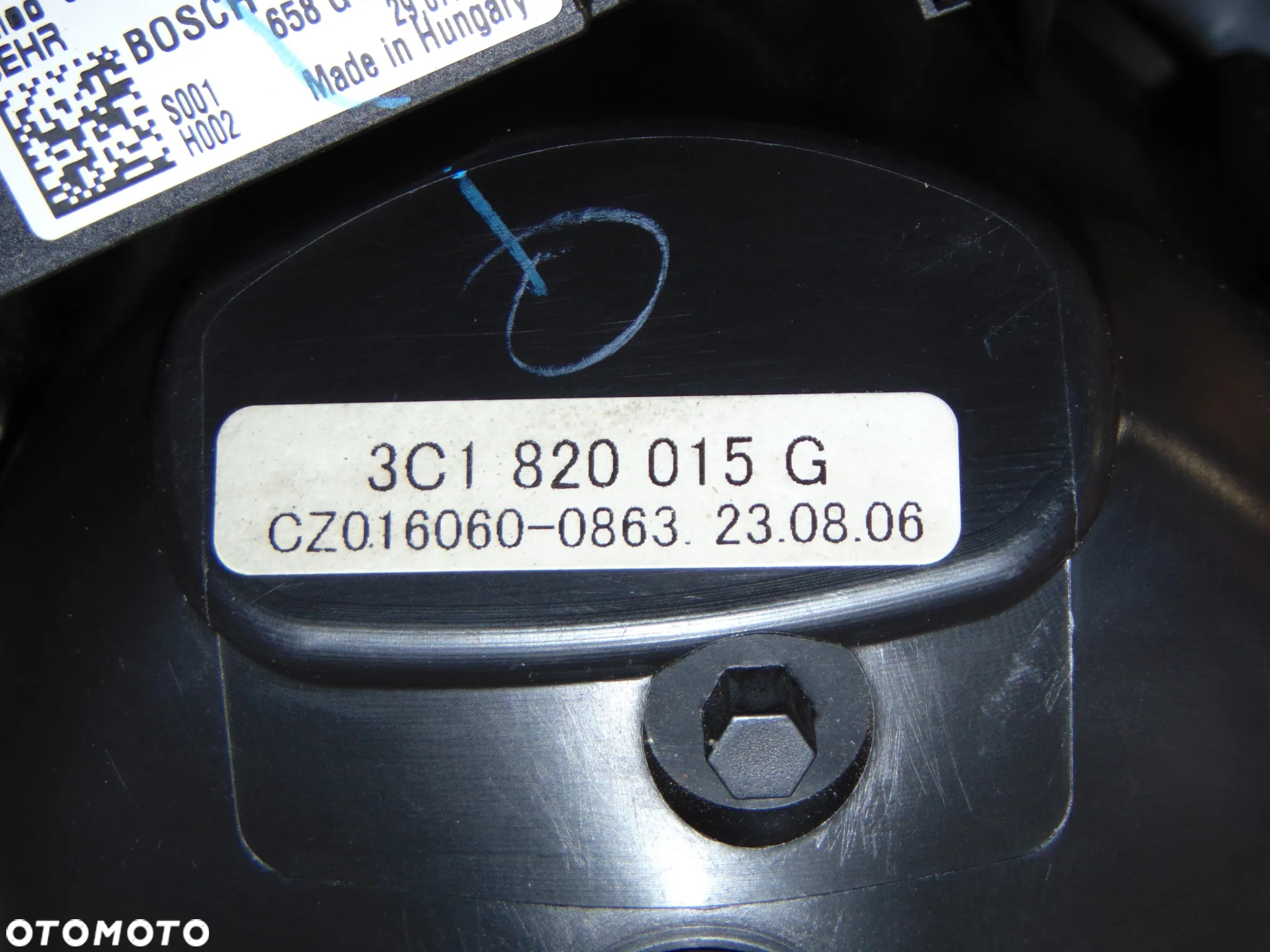 ORYGINAŁ dmuchawa wentylator nawiewu + moduł rezystor 3C1820015G 3C0907521 Audi A3 8P VW Volkswagen Passat B6 B7 Golf 5 V 6 VI Touran I Caddy 3 III Jetta EUROPA - 2