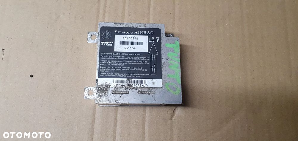 Moduł Sensor Airbag Poduszek Fiat Punto II 46766384 - 1