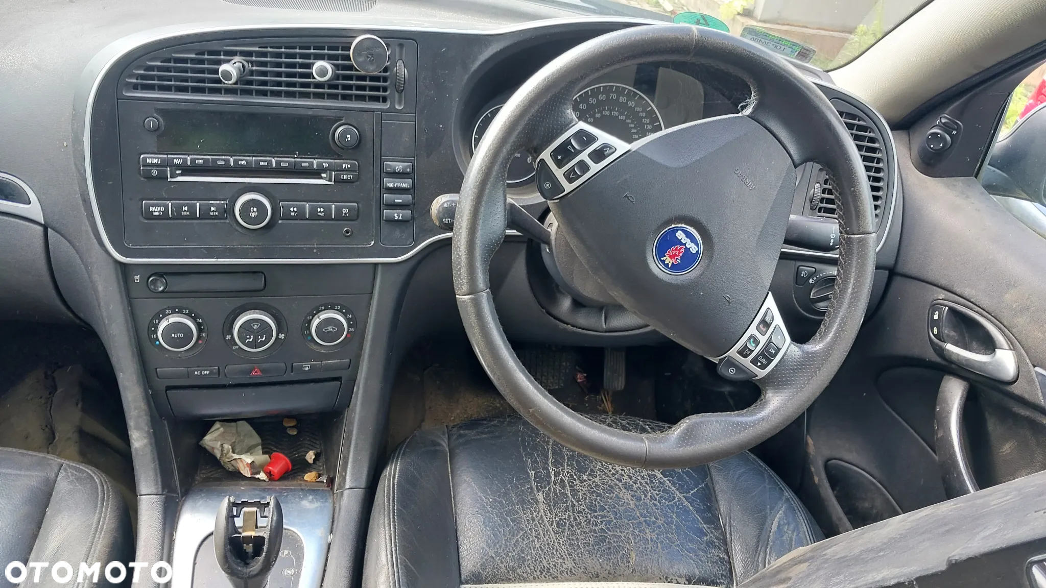 Saab 9-3 93 II Lift FL pakiet Aero Vector Sport silnik 1.9 CDTI 150 KM skrzynia automat drzwi maska zderzak klapa lakier 303 przewody sprężarka panel klimatyzacji NA CZĘŚCI - 11