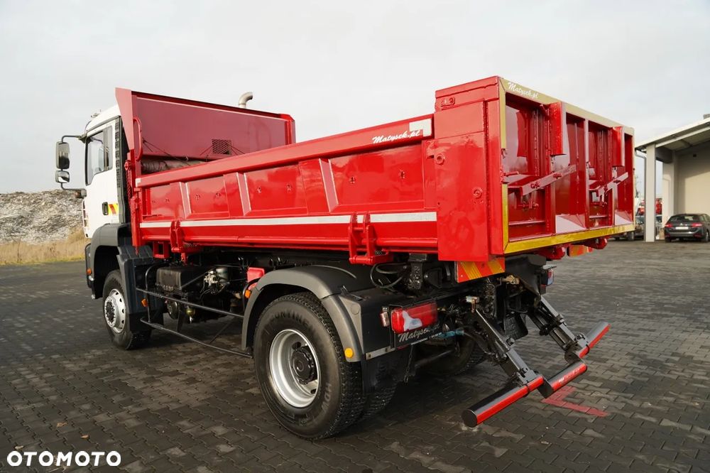 MAN TGA 18.360 / 4X4 / WYWROTKA 2 STRONNA / HYDROKLAPA / HYDROBURTA / CZOŁOWNICA / SPECJALNY / MANUAL - 11
