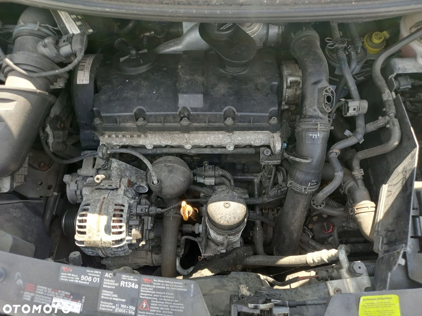 VW SHARAN I LIFT SILNIK 1.9 TDI 115KM 85kW SŁUPEK AUY - 2