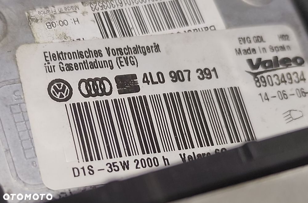 AUDI Q7 4L 07r LAMPA BI-XENON LEWY PRZÓD 4L0941003B EUROPA - 4