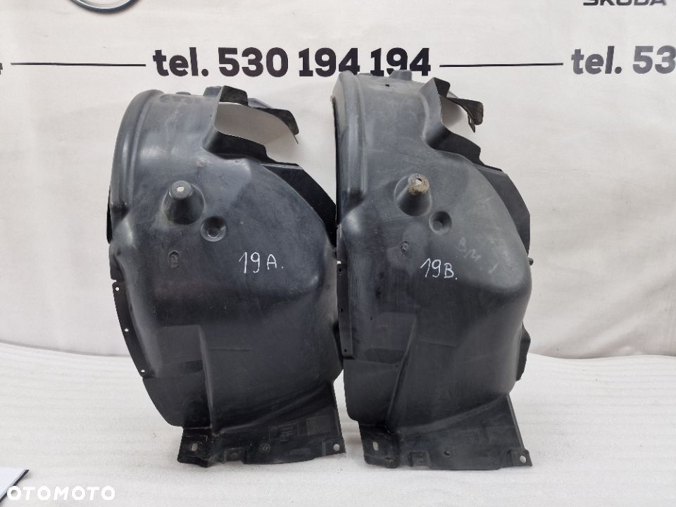 BMW E81 / E87 04- LEWE PRZEDNIE NADKOLE , TYLNA TYLNIA CZĘŚĆ , NR 51717059371 , NR AUKCJI N19 - 1