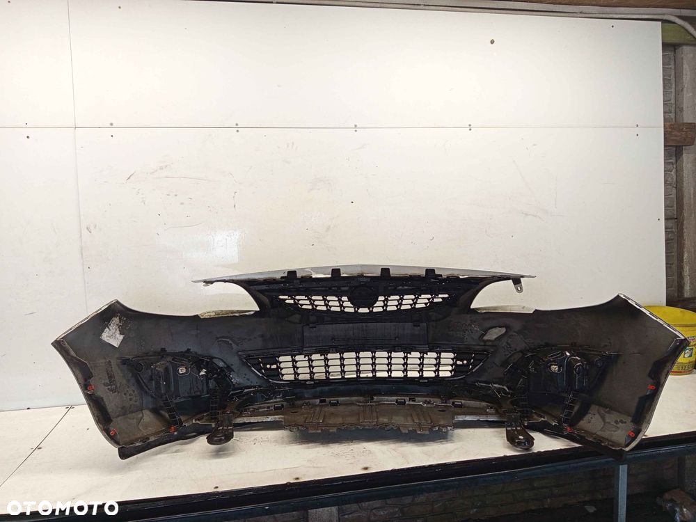 + ZDERZAK PRZÓD PRZEDNI OPEL ASTRA J 4 IV Z176 Z157 SREBRNY HALOGENY - 5