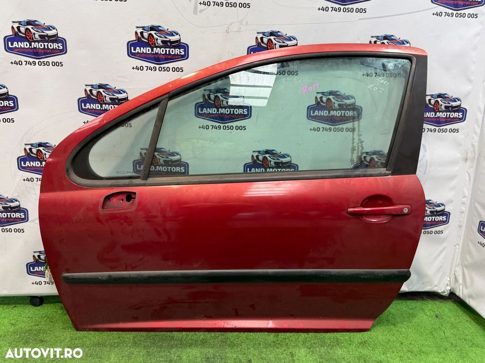 USA PORTIERA FATA STÂNGA PEUGEOT 207 1.4 BENZINA 2007 / BERLINA 3 USI COD OEM 9002AN 2006-2014 - 3