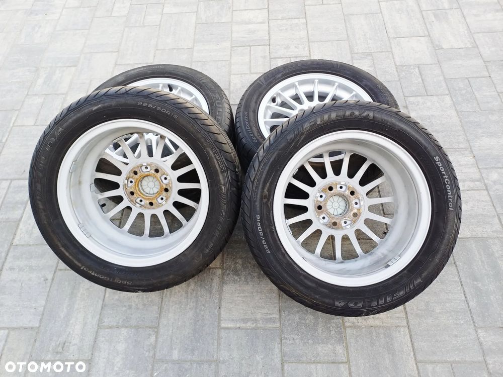 FELIGI Z OPONAMI KOŁA ALUMINIOWE BMW E46 R16 5X120 ET46 72.6 MM OPONY FULDA SPORT CONTROL 225/50 LATO NR4 - 13