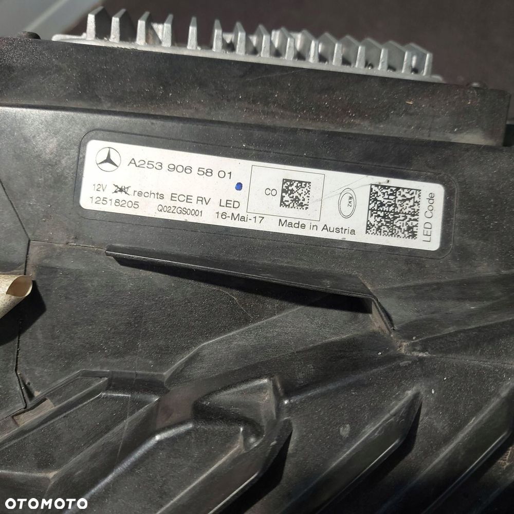 mercedes-benz glc w253 ils led przód strona prawa a2539065801 - 6