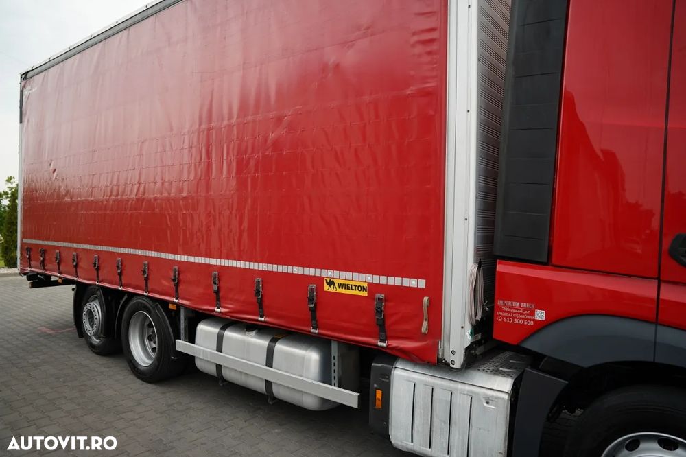 Mercedes-Benz ACTROS 2545 / CORTINĂ - 7.4 M / MEGA / 6x2 / PUNTE RIDICATĂ / PUNTE RIDICATĂ / WIELTON / 2021 - 18