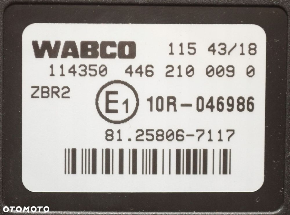 STEROWNIK KOMPUTER MAN ZBR EURO 6 81.25806-7117 - 2