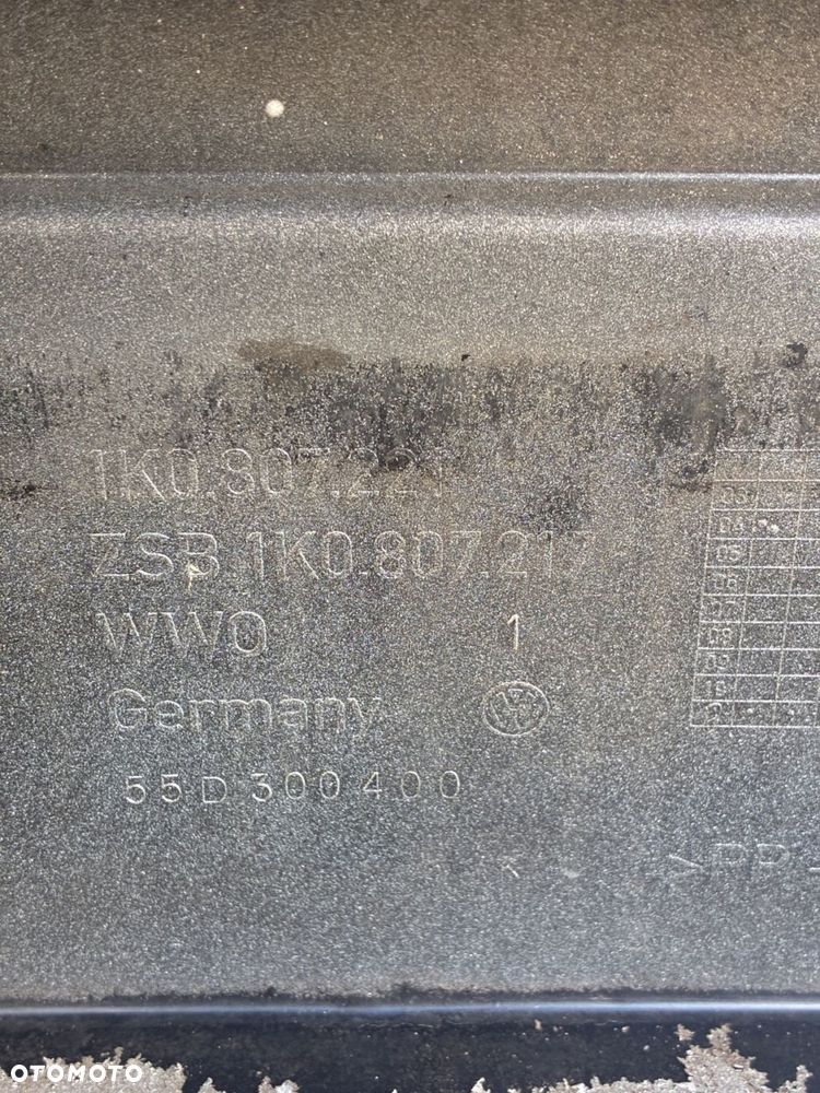Vw Golf v 5 kod lak. LD1W ZDERZAK PRZÓD  PRZEDNI 1K0807217 - 13