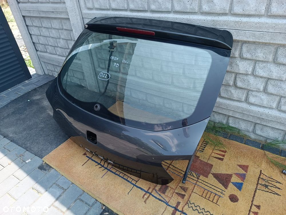 KLAPA BAGAŻNIKA POKRYWA SEAT IBIZA IV 4 6J 3 DRZWI - 4