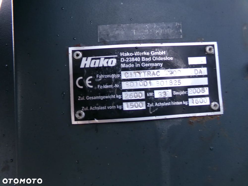 Hako citytrac 4200 zamiatarka solarko piaskarka 4x4 - 19