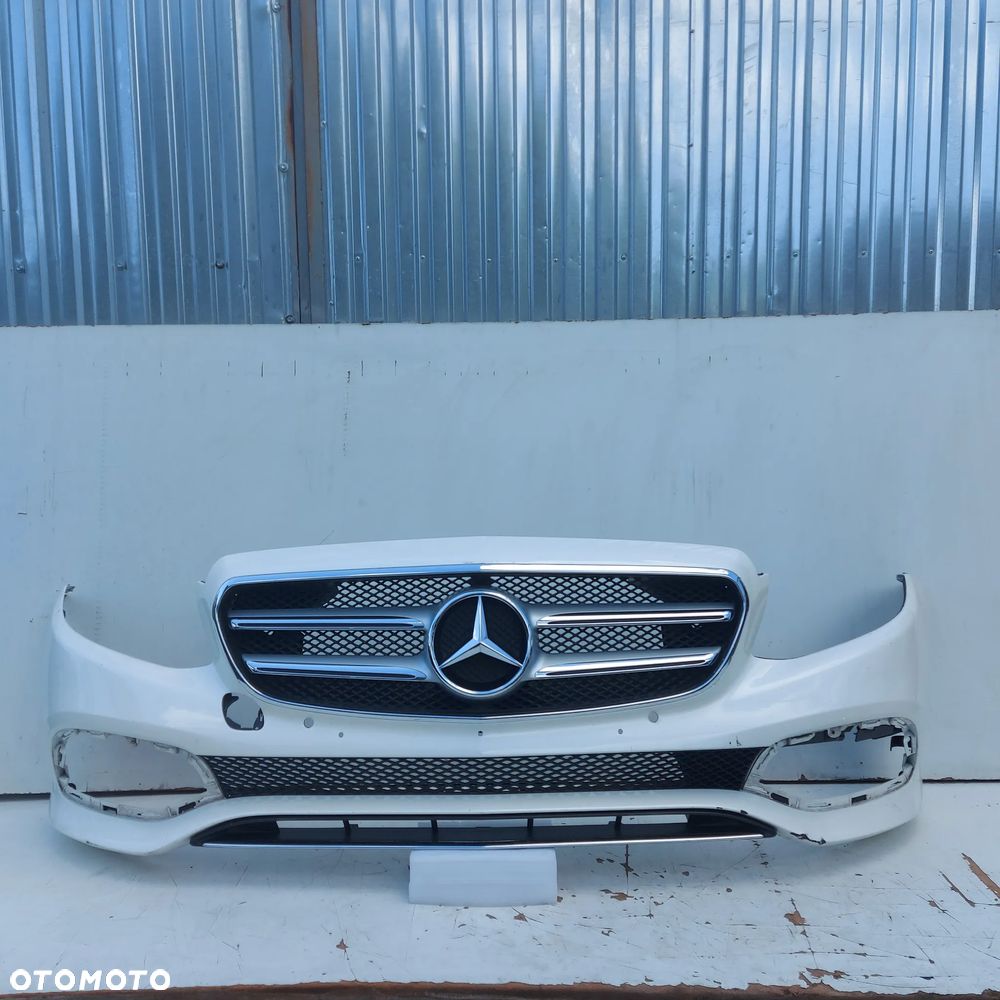 ZDERZAK PRZOD PRZEDNI PDC PTS CHROM ATRAPA GRILL GWIAZDA KRATKI MERCEDES E W213 ORYGINAL DEMONTAZ 2138850238