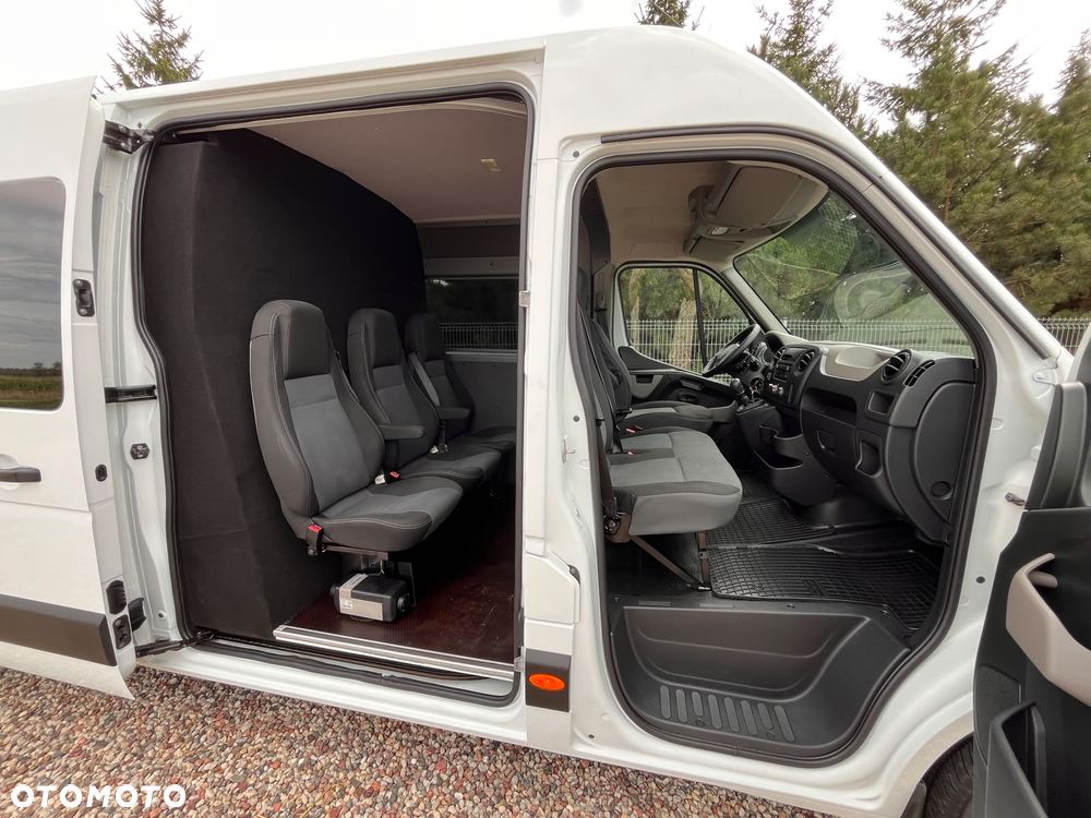 Renault Master L3H2 2.3dCi 130KM, Brygadówka/Doka 6-cio Osbowa, Klima, Tempomat, WEBASTO, Salon Polska, Pierwszy Właściciel, FV 23%, Bardzo Zadbany !!! - 21
