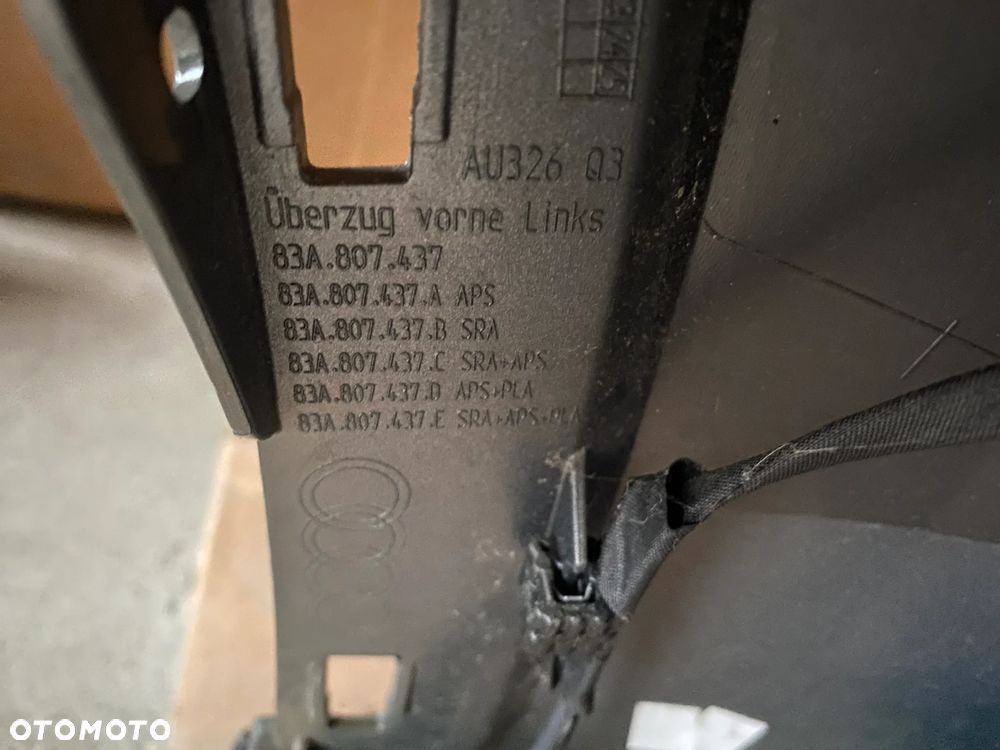 AUDI Q3 83A kompletny przód maska lampy zderzak błotnik pas Z7 Z7 LX7G 28km - 16
