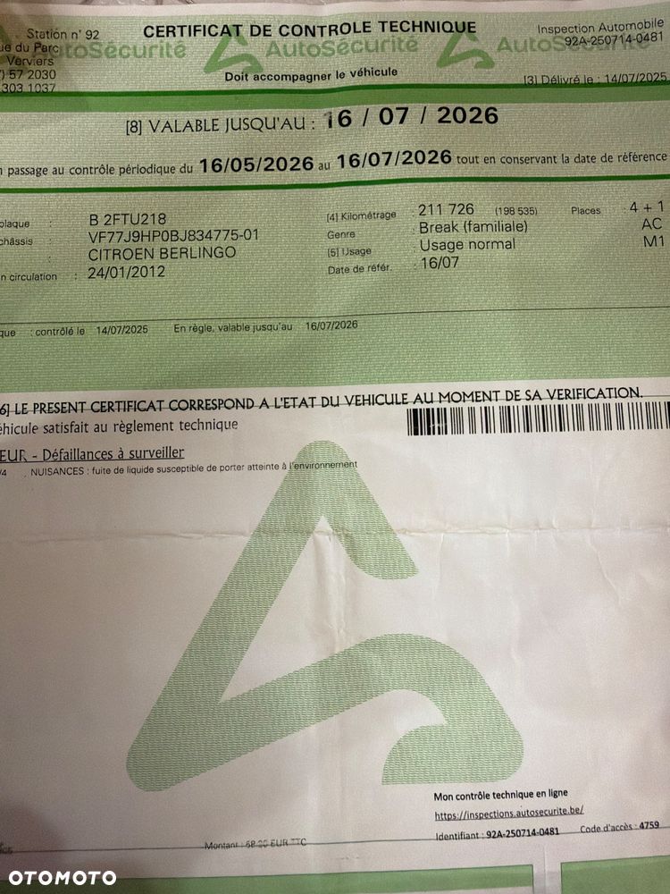 Citroën Berlingo 1.6 HDi 90 FAP Multispace - 24