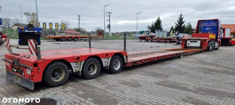 Doll DOLL naczepa 3 osiowa typu tiefbett, odpinany balkon, rozciągana - 2