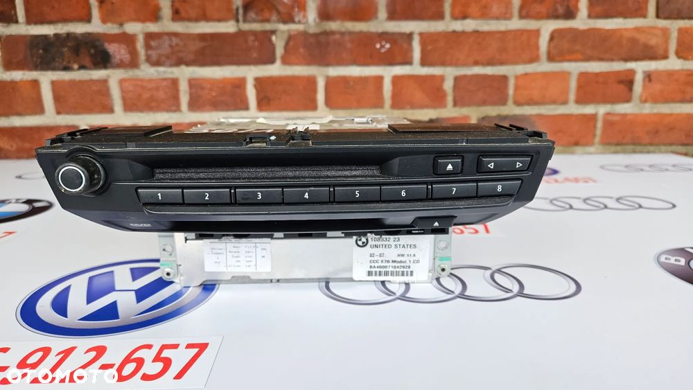 BMW X5 E70 X6 E71 Czytnik nawigacji CCC Navi nawigacja radioodtwarzacz 9147618 - 2