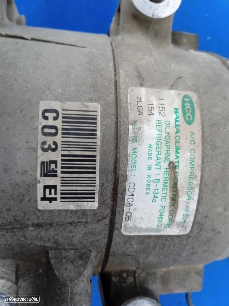 COMPRESSOR AR CONDICIONADO HYUNDAI COUPE 2005 -CD1CA05 - 4