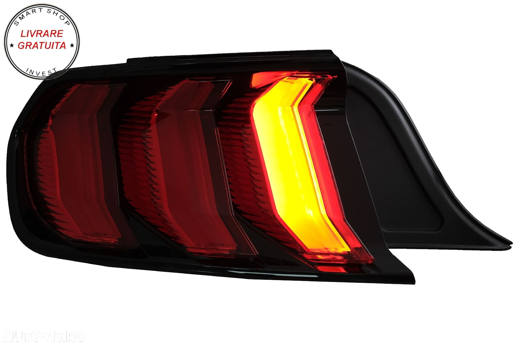 Stopuri Full LED compatibile cu Ford Mustang VI S550 (2015-2019) Semnal Dinamic Se- livrare gratuita - 10