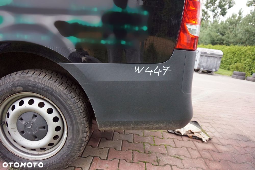 ZDERZAK TYLNY VITO VIANO W447 LONG 9197  CZARNY MERCEDES 2014- - 3
