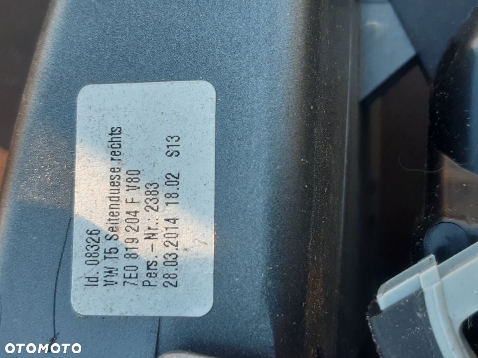 Kratki nawiewu vw t5 multivan lift 2009-2015 - 5