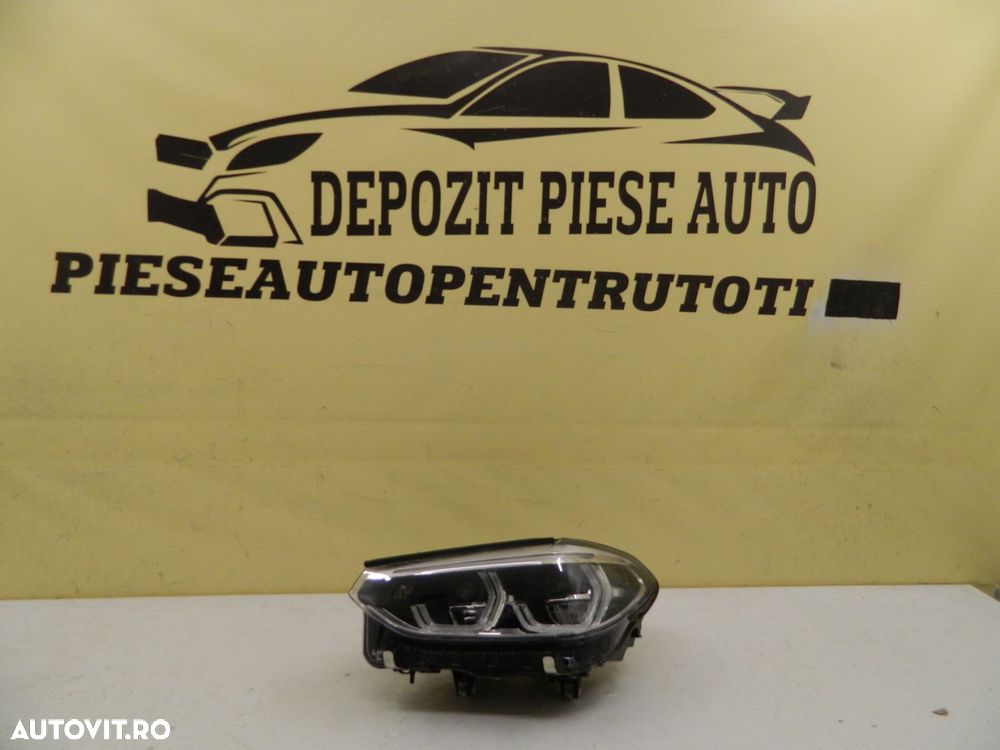 Far stanga BMW X3 / X4 G01 G02 Full LED Adaptive, 2021, 2022, 2023, cod origine 9491681-05. - 2