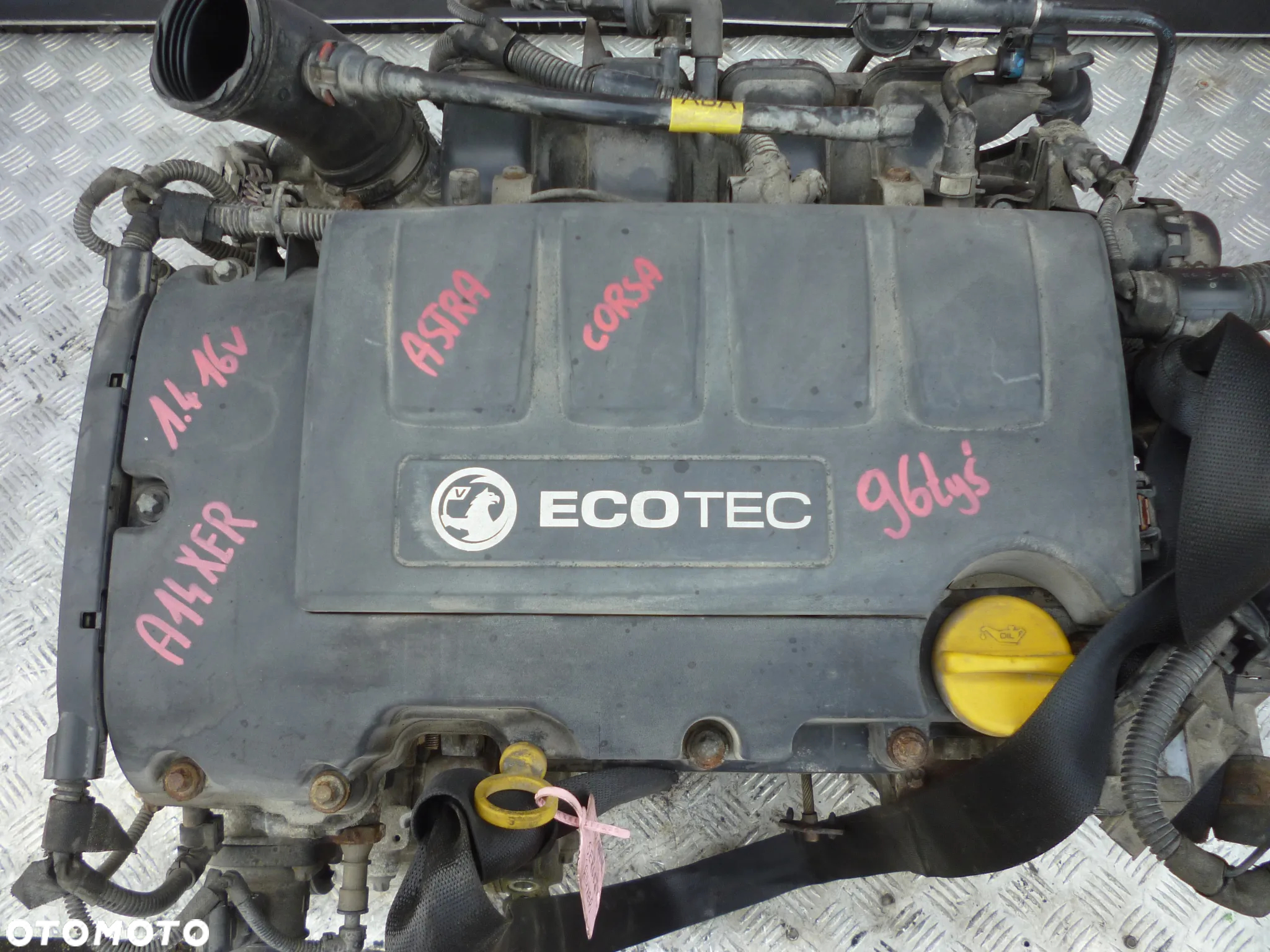 SILNIK OPEL ASTRA CORSA 1.4 16V A14XER 96 TYS - 2