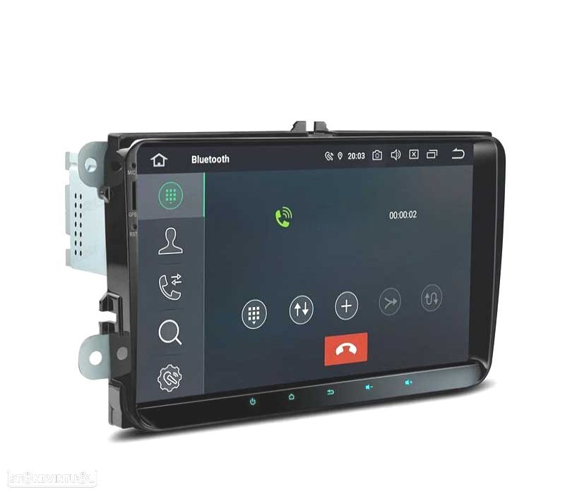 AUTO RADIO GPS ECRA TACTIL 9" VOLKSWAGEN VW PARA SKODA SEAT ANDROID 12 - 3