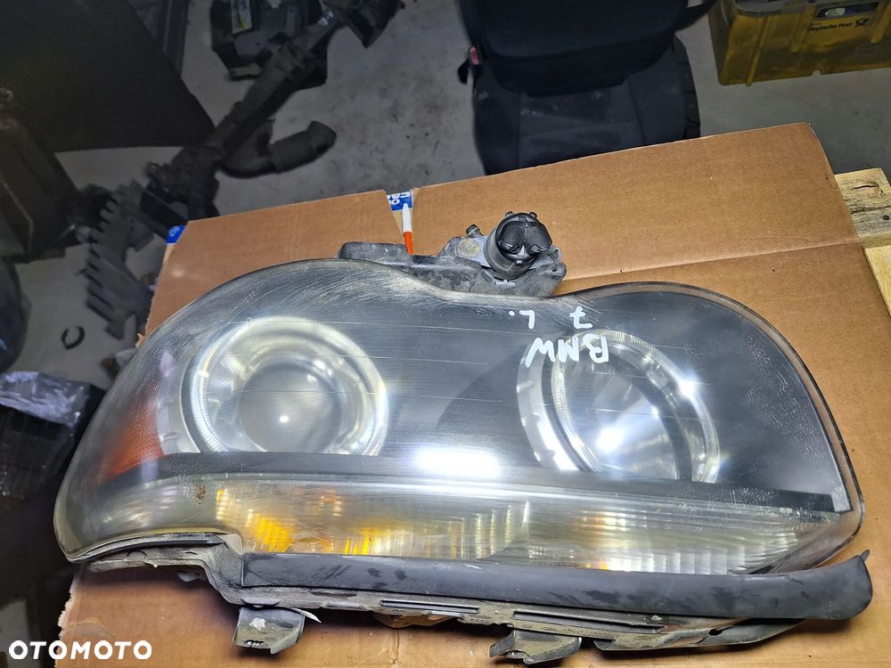 lampa lewa przód BMW 7 E65 XENON z spryskiwacz przetwornica