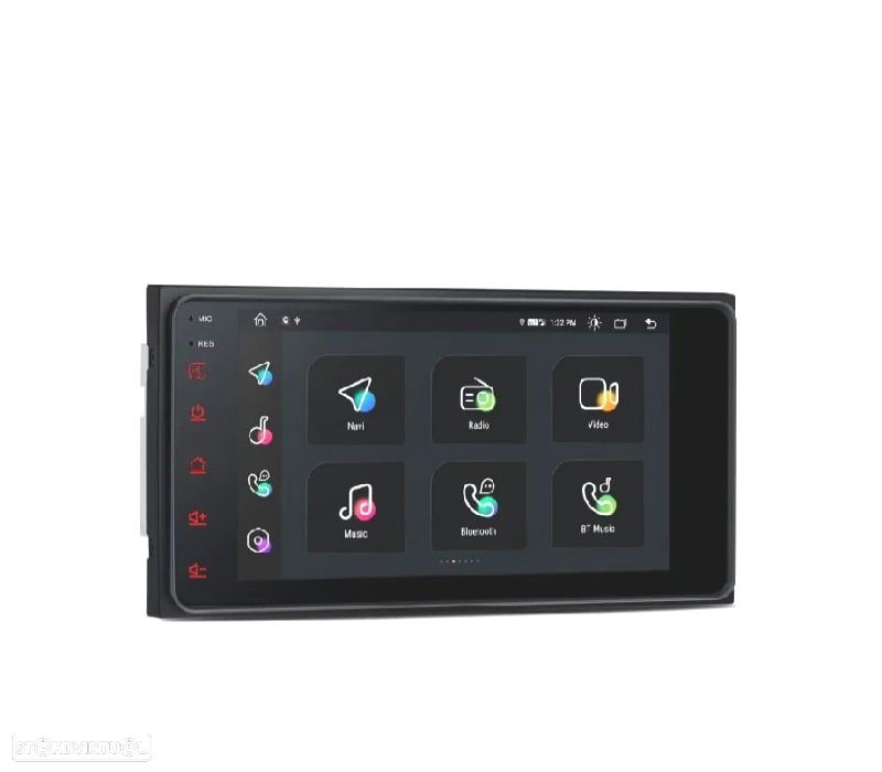 AUTO RÁDIO GPS ANDROID 13 PARA TOYOTA COROLLA RAV4 LAND CRUISER - 5
