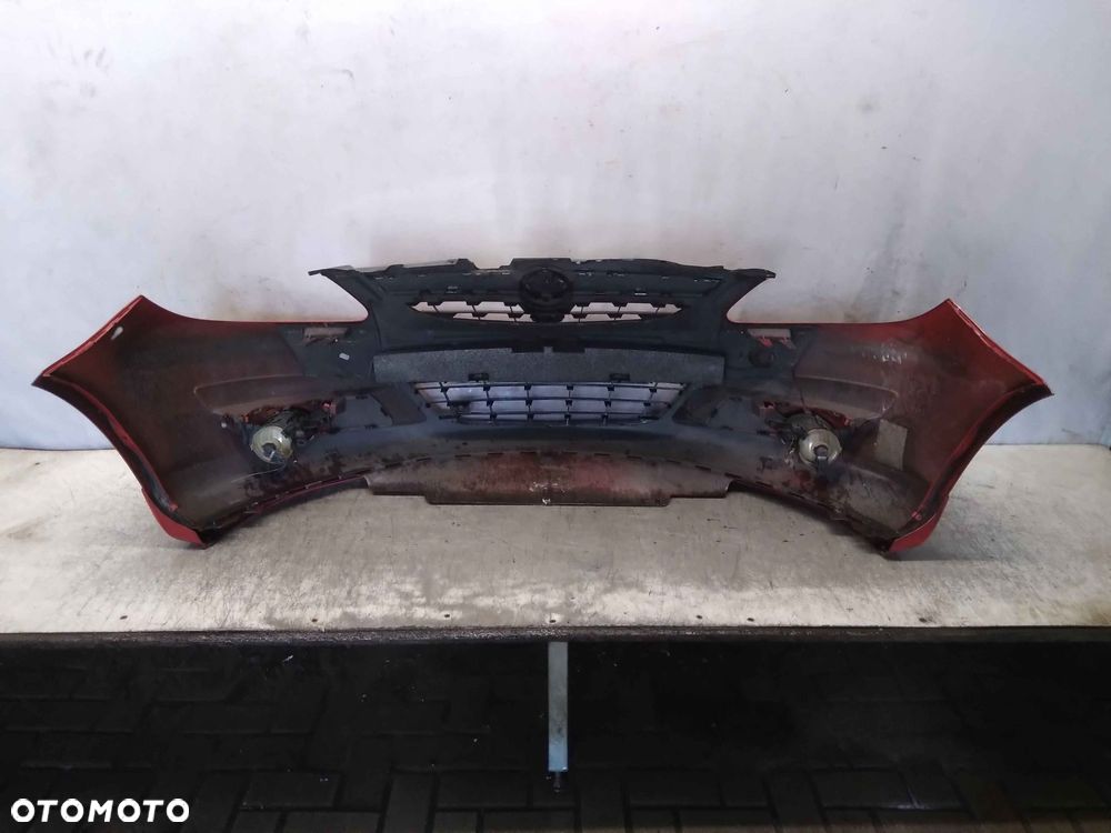 ! ZDERZAK PRZÓD PRZEDNI OPEL CORSA D Z547 CZERWONY HALOGENY - 4