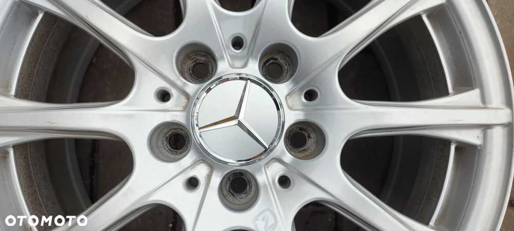 FELGI ALUMNIOWE 5x12 6.5Jx16 CALI ET38 fi 66.6 MERCEDES A C CLA W204 W205 KOMPLET 4 SZTUKI - 6
