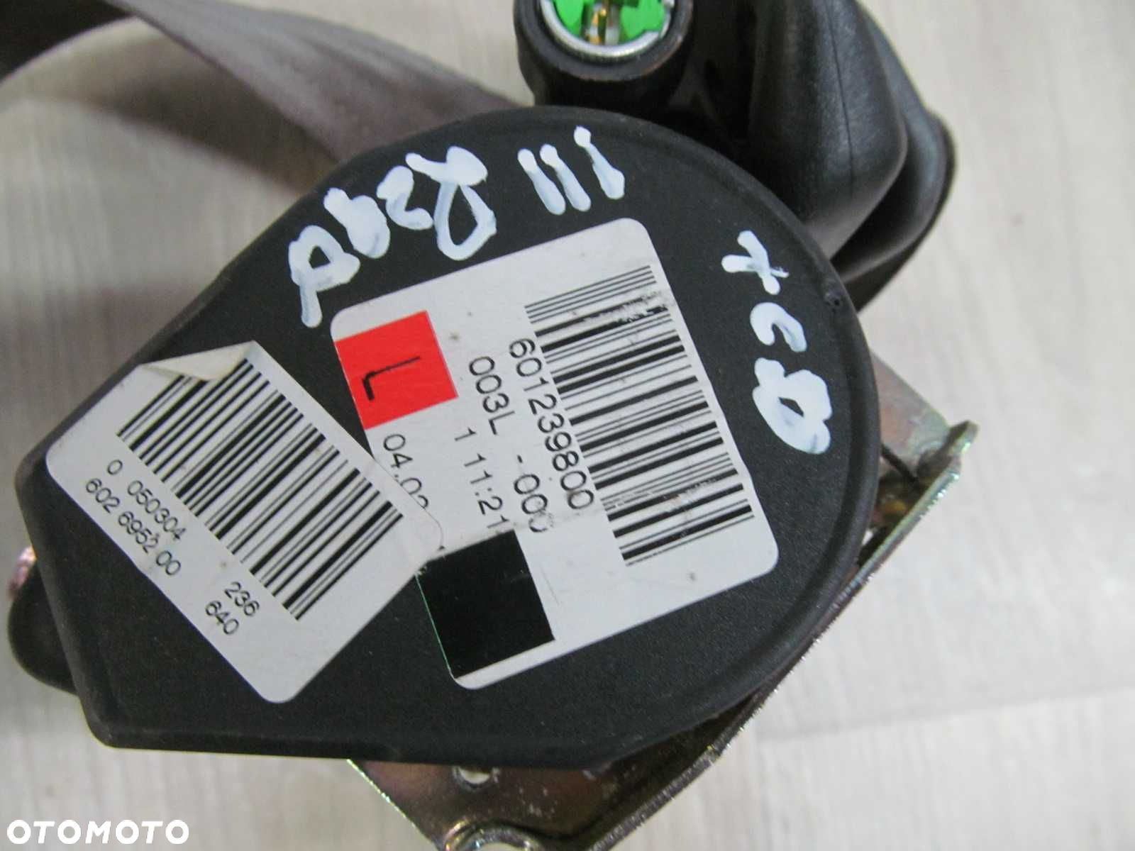 VOLVO XC90 PAS BEZPIECZENSTWA TYL LEWY 601239800 III RZAD 8686641 02-14 - 5