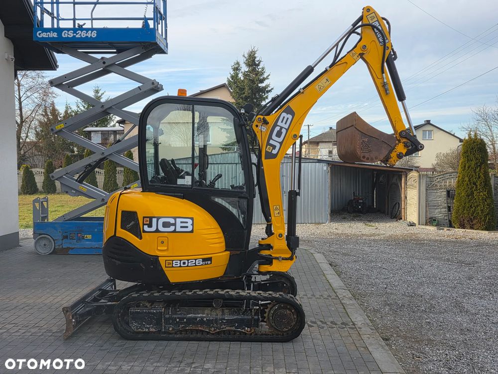 JCB JCB 8026 mini koparka 3 łyżki szybkozłącze 1 wł sprowadzona serwisowana idealna 8025 - 9