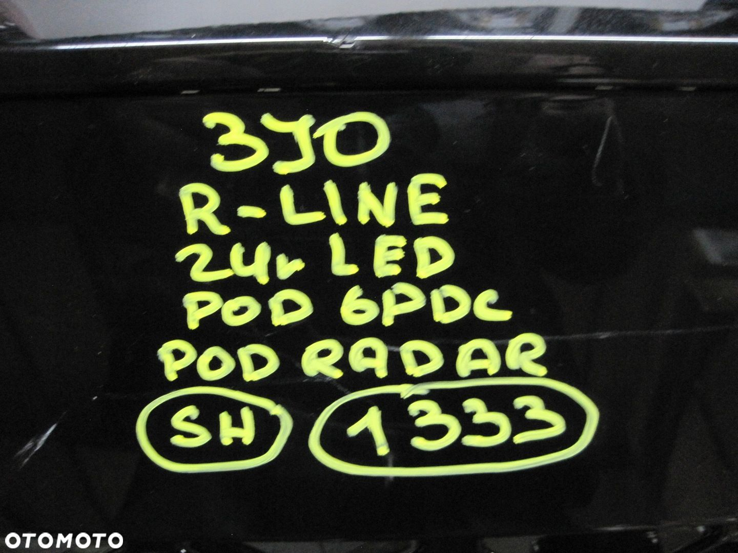 Zderzak VW PASSAT B9 3J0 R-LINE LED POD 6 PDC POD RADAR PRZEDNI PRZÓD - 12