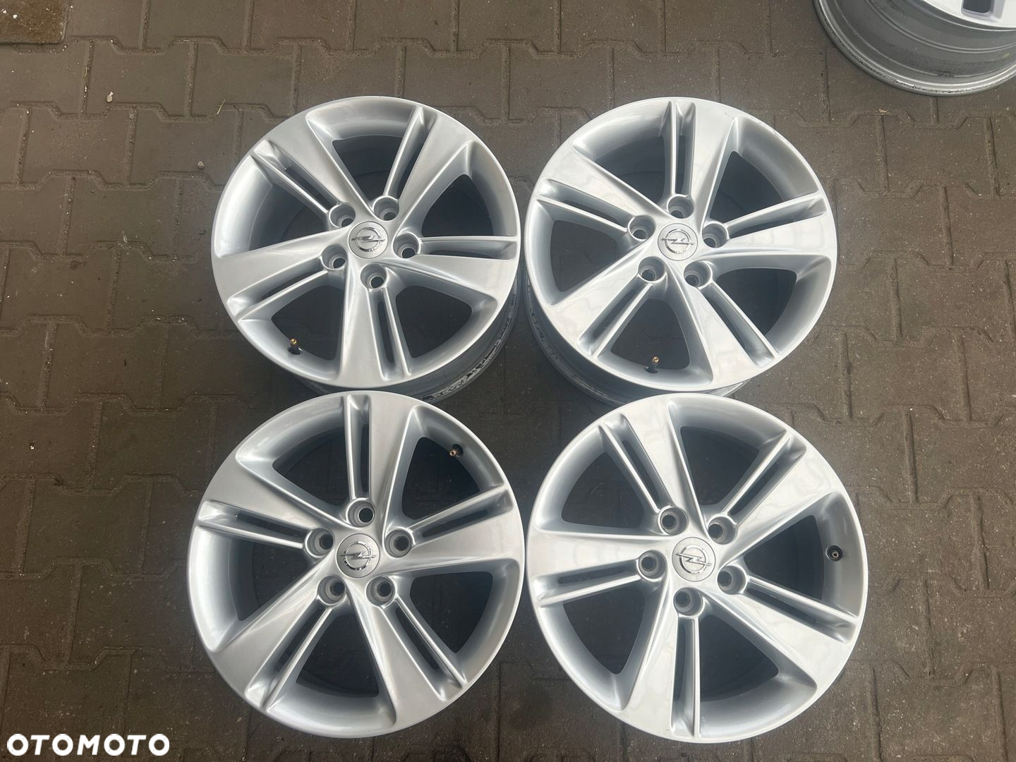 KOMPLET FELG FELGI ALU OPEL GRANDLAND 17 5X108 ET45 TPMS ORYGINALNE - 3