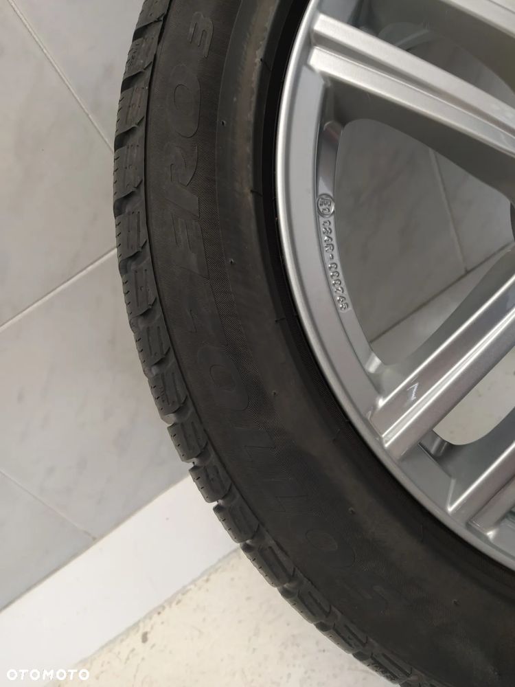 AUDI 7,5X17 4x FELGI ALUMINIOWE R17 5X112 ET38 KOŁA OPONY PIRELLI 225/50 - 17