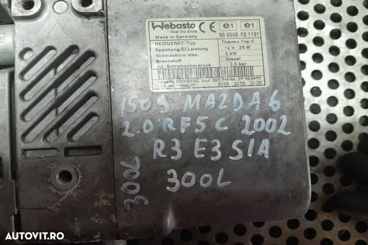 Webasto 9000610C / 66724B 9000610C /66724B Mazda 6 GG [2002 - 2005] L - 4