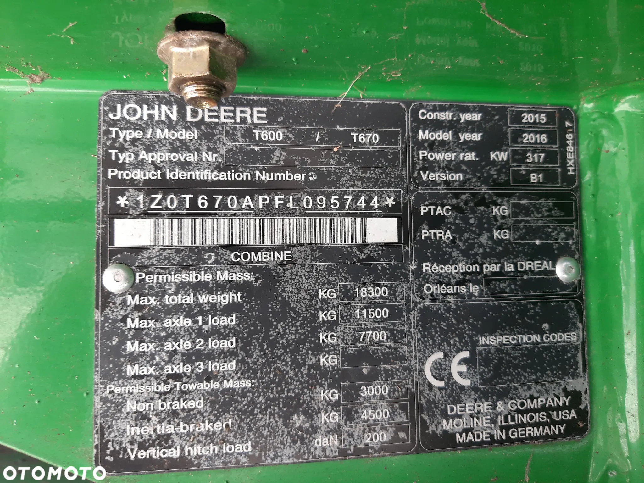 John Deere T670 - 16