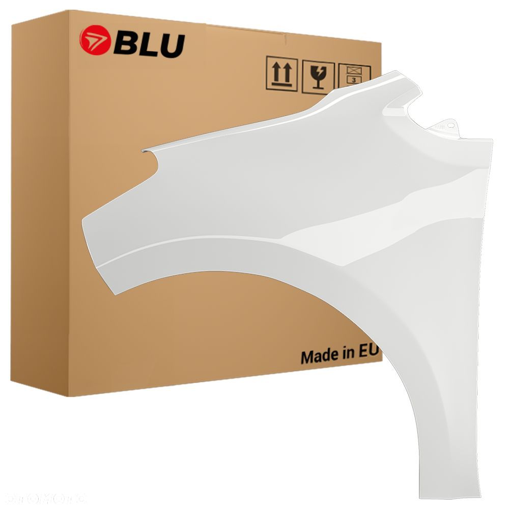 BLU Błotnik VOLKSWAGEN VW UP! LIFT LB9A lewy przód biały 2016- CandyWeiss