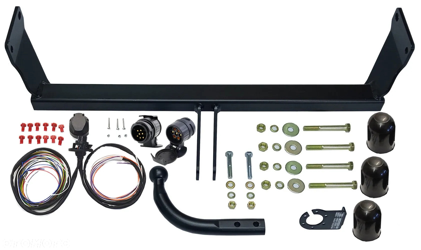 HAK HOLOWNICZY Z KULA ODKRĘCANĄ+STAŁY PLUS x3+WIĄZKA13PIN +ADAPTER do DODGE CALIBER 2006do13 - 2