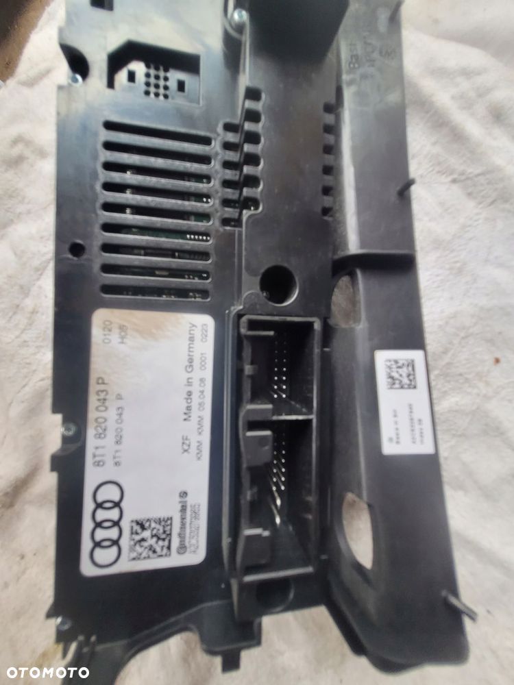 audi a5 a4 panel klimatyzacji nawiewu 8t1820043p - 2