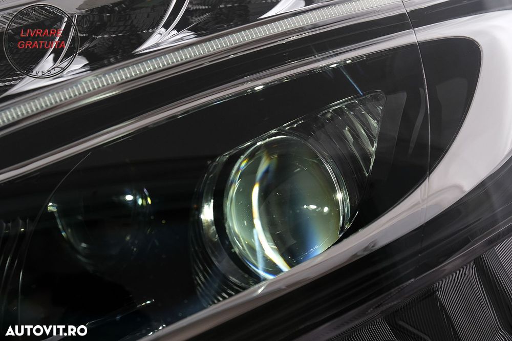 Faruri LED Mercedes V-Class W447 Vito (2014-2017) Negru- livrare gratuita - 8