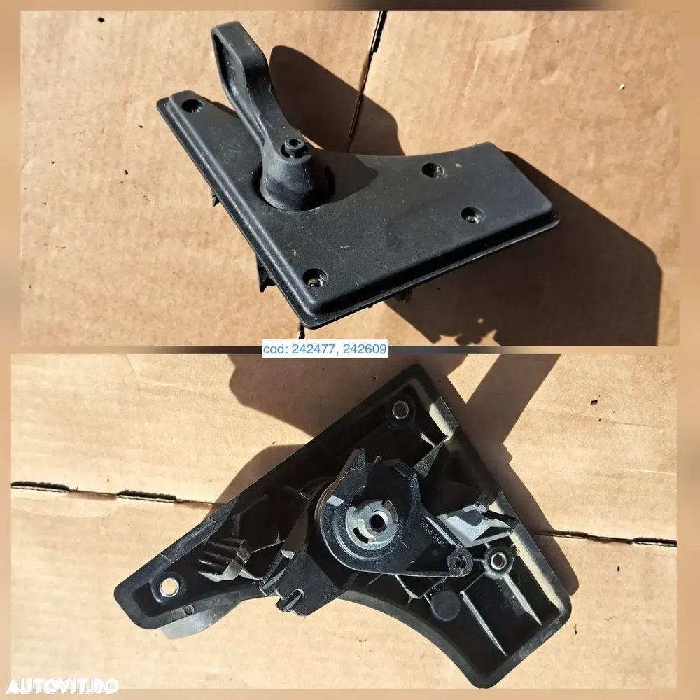 Sistem inchidere usa culisanta fiat ducato peugeot boxer citroen jumper ( pentru masini cu volan pe stanga ) maner opritor cabluri - 4