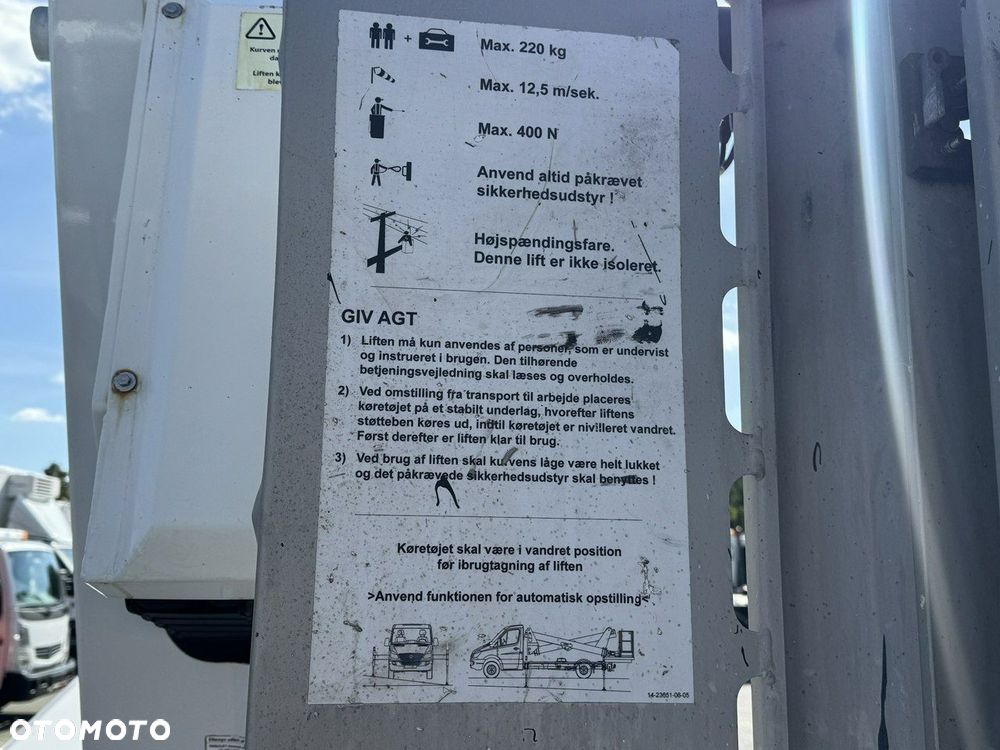 Mercedes-Benz Sprinter Zwyżka Podnośnik Koszowy VERSALIFT VTX-240 UDT - 16